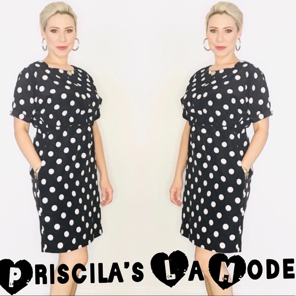 Polka dots dress size 6